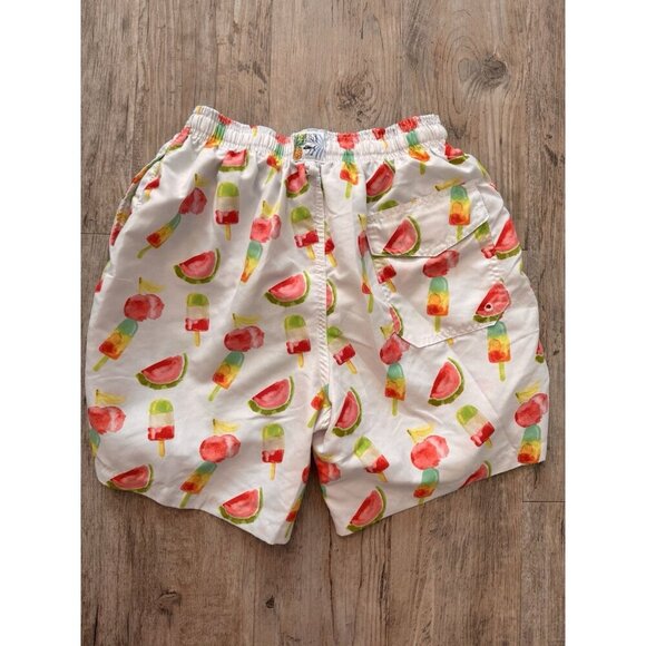 Spicy Tuna Mens Swim Trunks Size Small Popsicles Watermelon Tropical Shorts - Picture 2 of 12